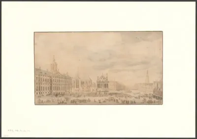 Gezicht op de Dam