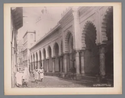 Gezicht op de Djama’a al-Kebir in Algiers