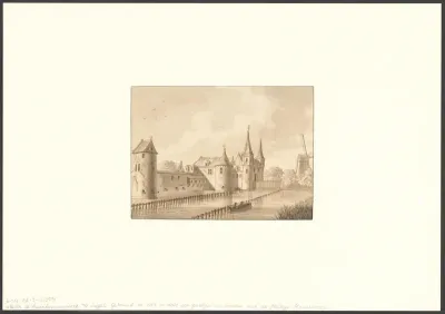Gezicht op de Eerste Haarlemmerpoort
