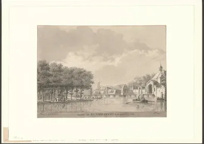 Gezicht op de eerste Muiderpoort