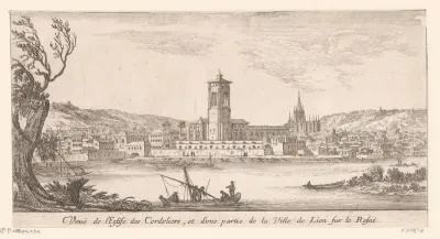 Gezicht op de Église Saint-Bonaventure in Lyon