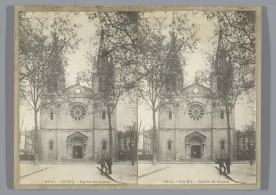 Gezicht op de Église Saint-Louis in Vichy