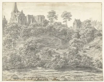 Gezicht op de Elter Berg