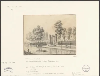 Gezicht op de entree van Kasteel Soelen