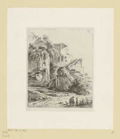 Gezicht op de Fontaine de Choulans