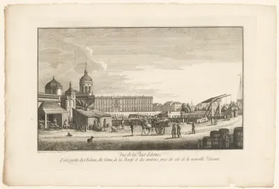 Gezicht op de Gendarmenmarkt in Berlijn