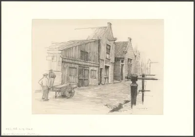 Gezicht op de Haarlemmer Houttuinen