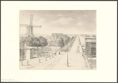 Gezicht op de Haarlemmerweg