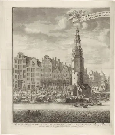 Gezicht op de Haringpakkerstoren