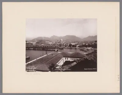 Gezicht op de haven en het arsenaal van Rio de Janeiro