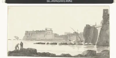 Gezicht op de haven van Monopoli