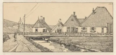 Gezicht op de Hazepolder (Nieuw-Petten) in Noord-Holland