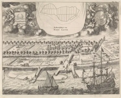 Gezicht op de heerlijkheid Nieuwland