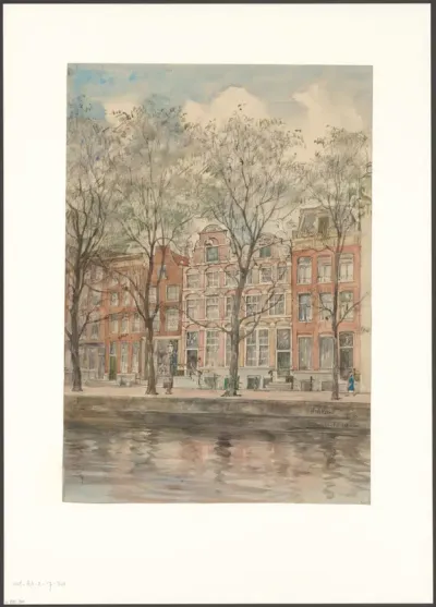 Gezicht op de Herengracht 220-218