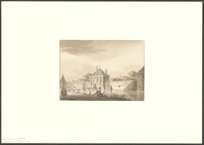 Gezicht op de Hooge Poort