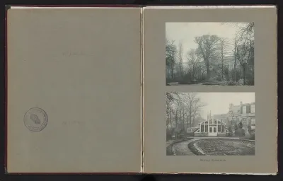 Gezicht op de Hortus Botanicus te Amsterdam