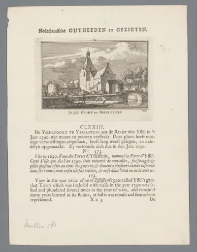 Gezicht op de IJsselpoort in IJsselstein