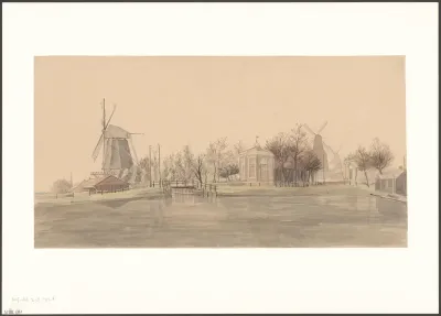 Gezicht op de jachthaven bij de Amstel