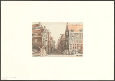 Gezicht op de Jodenhouttuinen