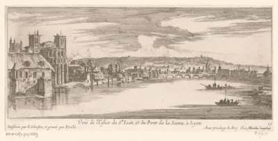 Gezicht op de kathedraal van Lyon