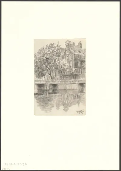 Gezicht op de Keizersgracht, hoek Leidsegracht