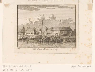 Gezicht op de kerk te Sirjansland, 1745