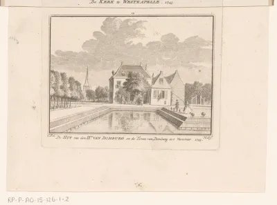 Gezicht op de kerk te Westkapelle, 1743