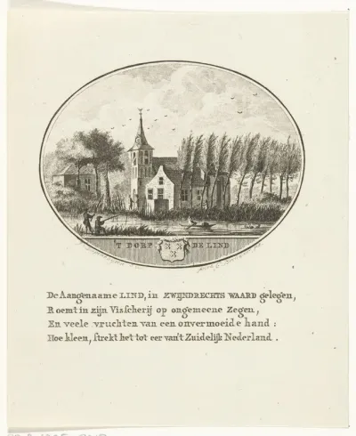 Gezicht op de kerk van De Lind