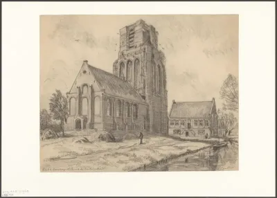 Gezicht op de Kerk van Ransdorp
