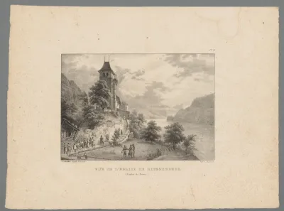 Gezicht op de kerk van Ringgenberg