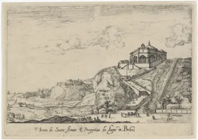 Gezicht op de kerk van Santo Amaro te Lissabon