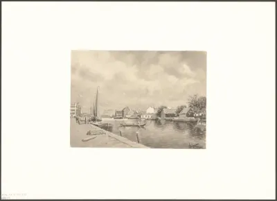 Gezicht op de Kostverlorenvaart en de Baarsjesweg