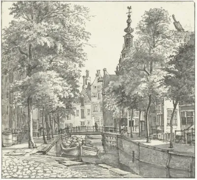 Gezicht op de Krom Boomsloot