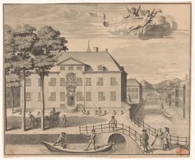 Gezicht op de Landsgeschutgieterij te Den Haag