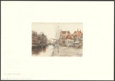Gezicht op de Lijnbaansgracht en de Lindengracht