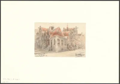 Gezicht op de Lindengracht, hoek Lijnbaansgracht