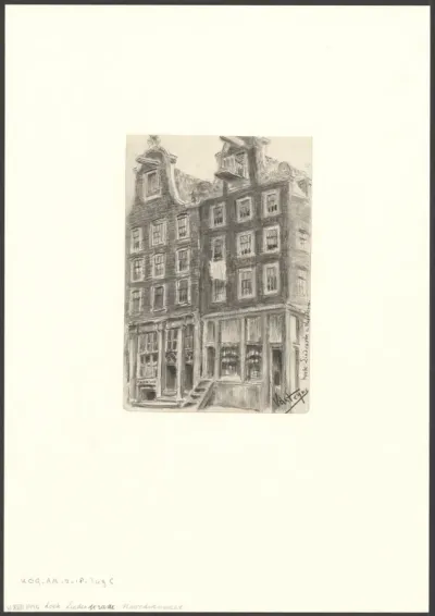 Gezicht op de Lindenstraat, hoek Noordermarkt