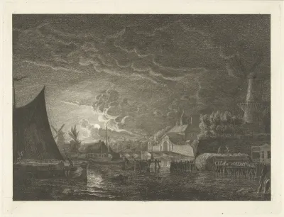 Gezicht op de Marepoort te Leiden