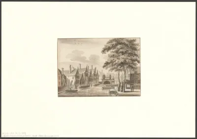 Gezicht op de Martelaarsgracht en de Oude Haarlemmersluis