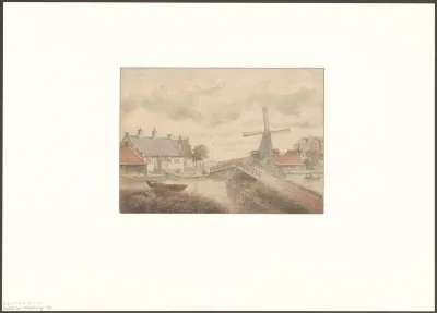 Gezicht op de Middenweg