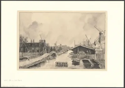 Gezicht op de Middenweg