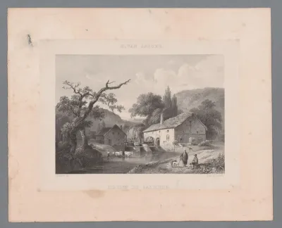 Gezicht op de molen van Salzinnes