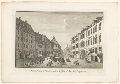 Gezicht op de Molkenmarkt in Berlijn