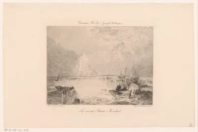 Gezicht op de Mont Saint-Michel
