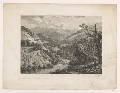 Gezicht op de Monte Catillo nabij Tivoli