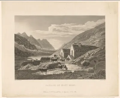 Gezicht op de Monte Moropas