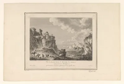 Gezicht op de Monte San Giuliano