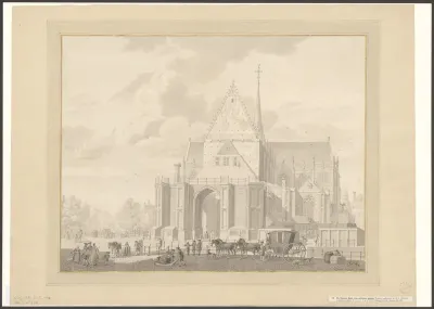 Gezicht op de Nieuwe Kerk
