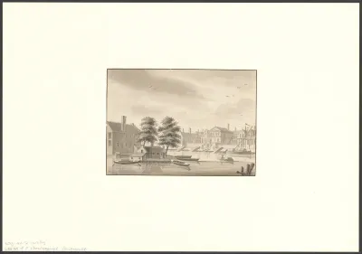 Gezicht op de Nieuwezijds Voorburgwal