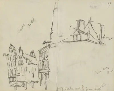 Gezicht op de Nieuwezijds Voorburgwal te Amsterdam, ter hoogte van de Gravenstraat